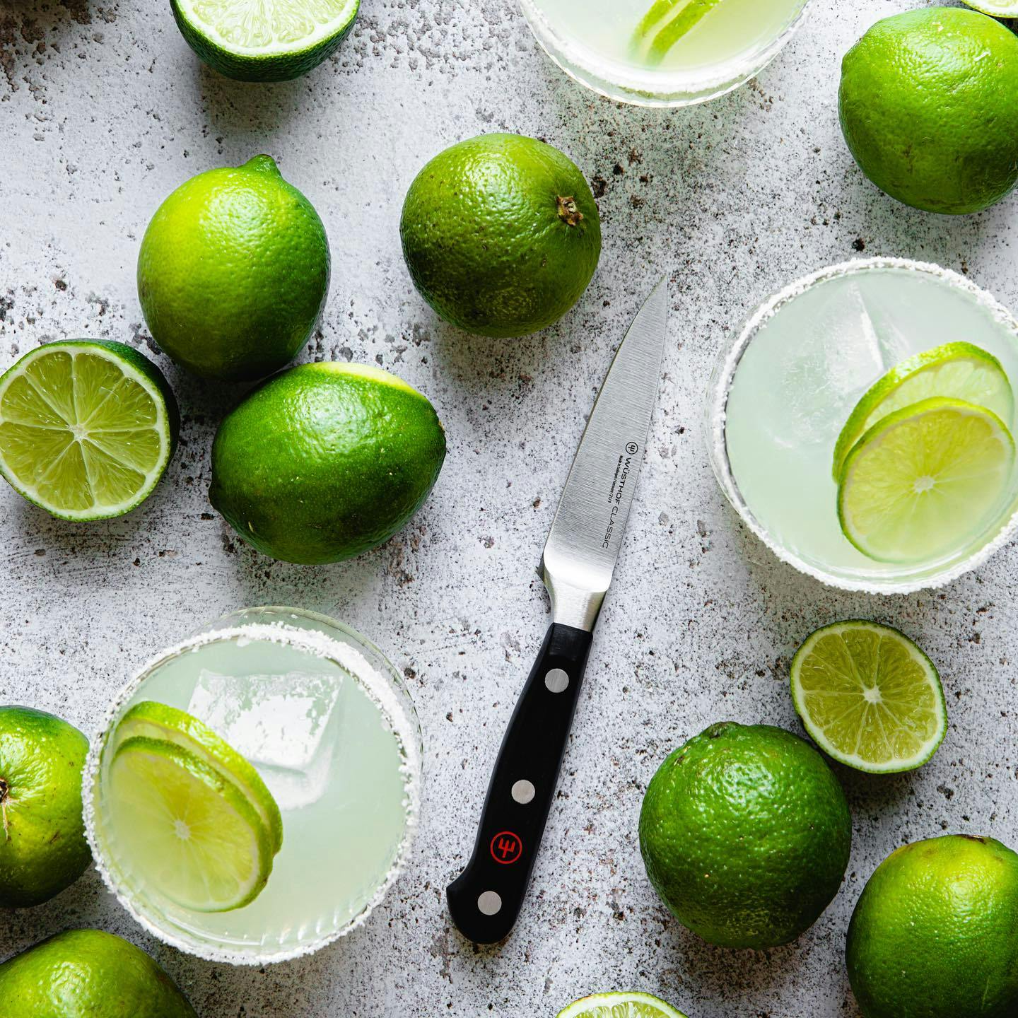 Paring Knife with limes