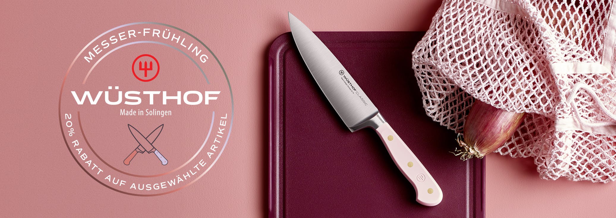 Coral peach chef's knife 6"